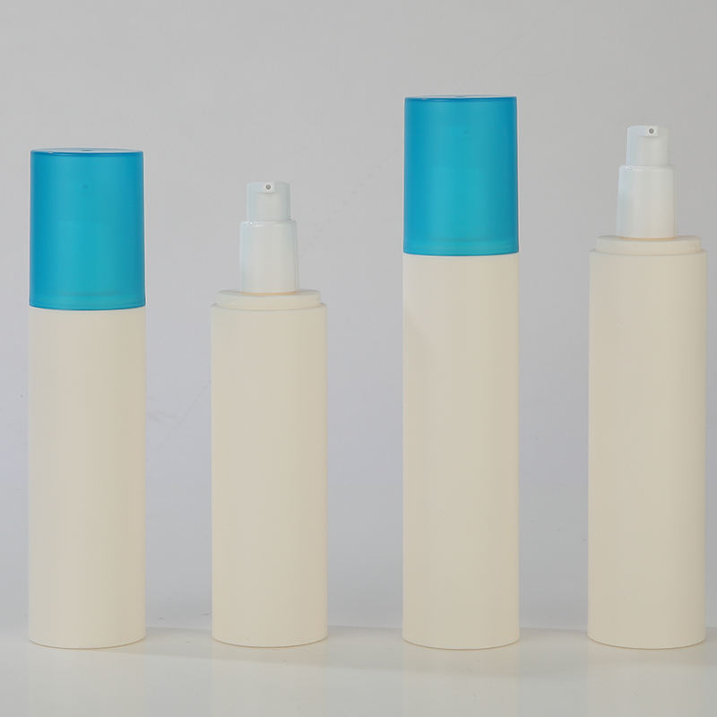 Single Layer 100ml/120ml round Airless Plastic PP Bottle for Skin Care Serum for Lotion Packing