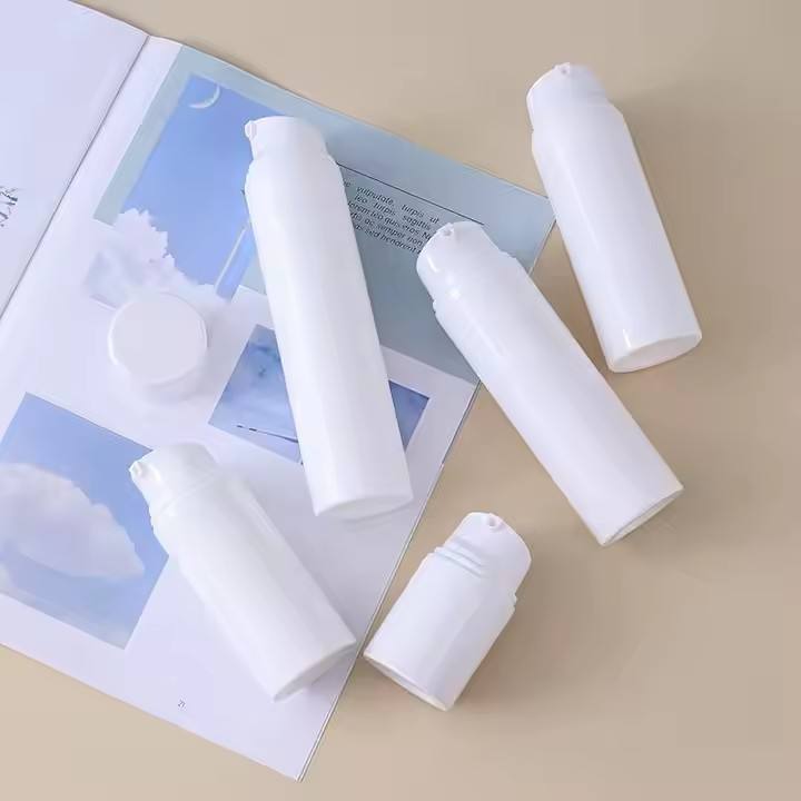 Hot Selling Easy Open End Airless Cosmetic Lotion Pump Bottle 5ml 10ml 15ml 30ml 50ml 80ml 100ml 120ml 150ml Sizes Available