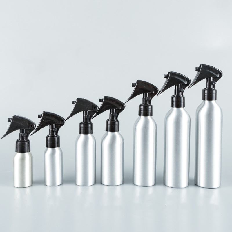 Wholesale 250ml Spray Bottle Refillable Mist Bottle Dispenser Hairdressing Empty Bottle Aluminum Salon Water Can