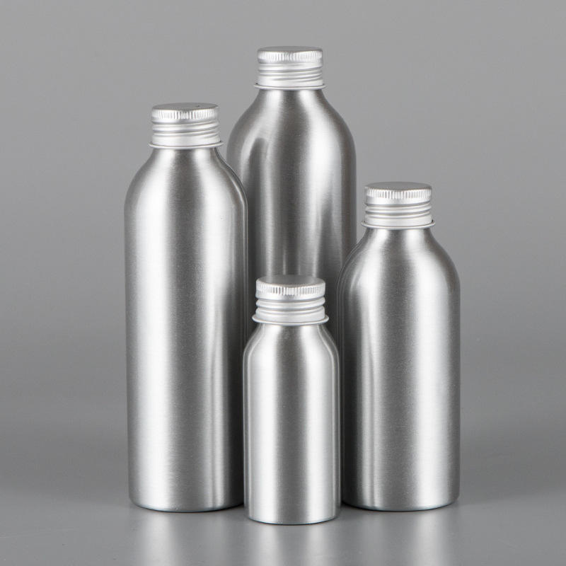 2025 New Arrival 50ml 100ml 120ml 150ml 200ml 250ml Empty Cosmetic Containers Screw Cap Aluminum Bottle