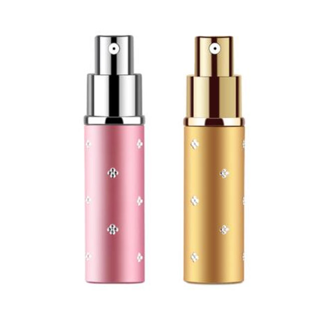 Empty Refillable Aluminum Atomizer Glass Spray Perfume Bottle