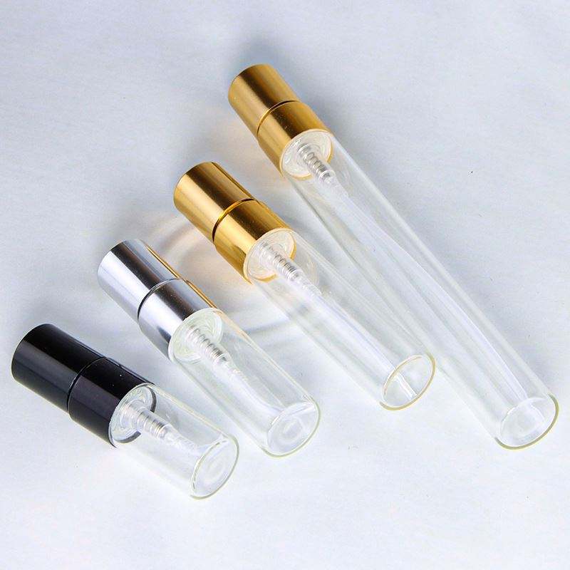 5ml 10ml Mini Perfume Bottles Travel Sized Perfume Atomizer Spray Bottle With Aluminum Cap