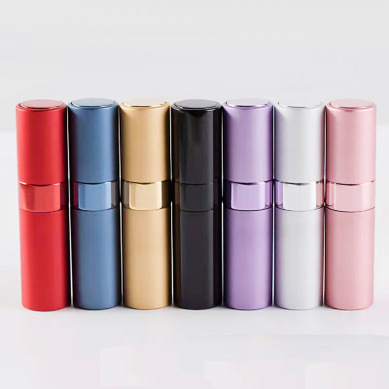 Wholesale Luxury 8ml 10ml Empty Aluminum Mini Fine Mist Pressure Perfume Spray Bottle