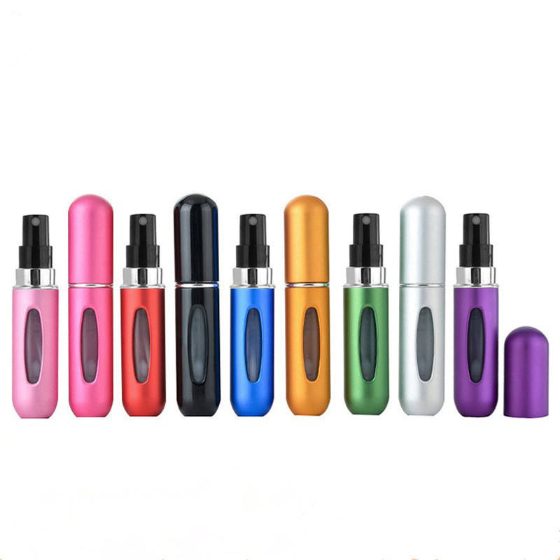 Wholesale Aluminum Travel Empty Mini Refillable Atomizer 5ml 8ml Portable Perfume Bottle Spray Bottle