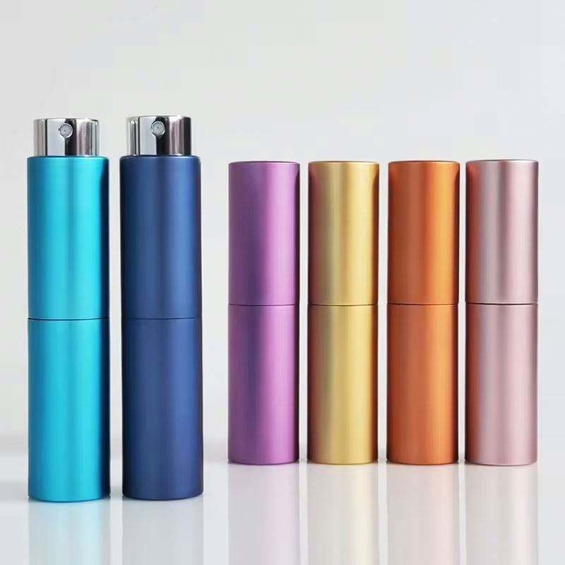 Supply Mini 10ml Glass Spray Perfume Bottle 2ml 3ml 5ml 8ml 10ml Atomizer Vials Screen Printing Surface Small Perfume Sprayer