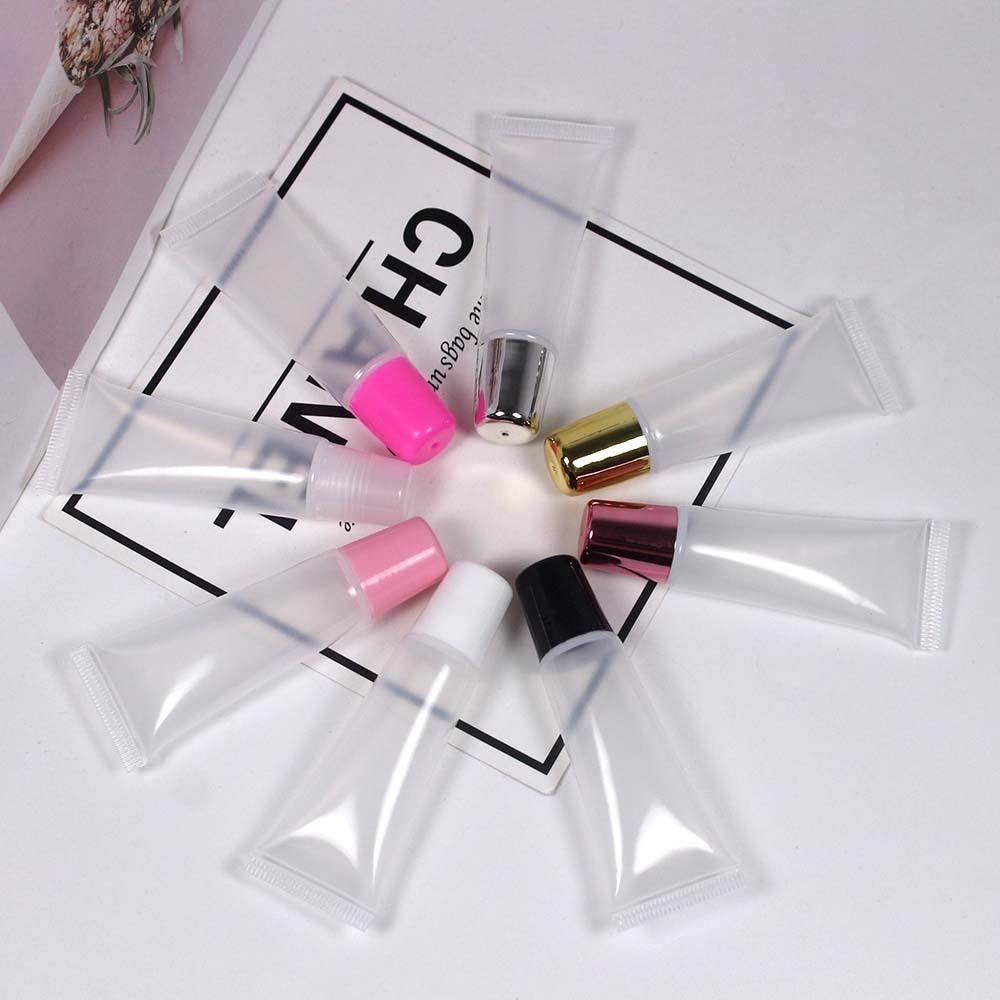 [Factory Direct Sales] High-Quality Foreign Trade Lip Gloss Empty Tubes Wholesale, Custom LOGO Optional