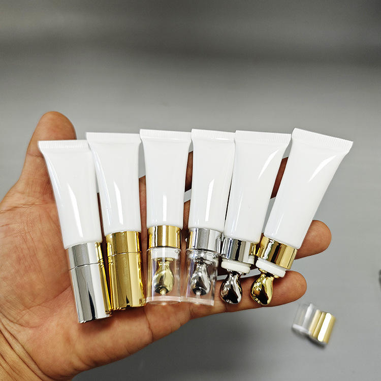 10ml 15ml white Squeeze Tubes Private Label Lipgloss Lotion Eye Cream Tube Empty Package