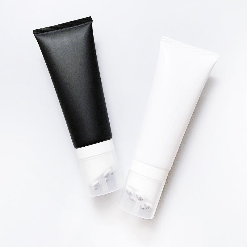 50ml 100ml Empty Soft Tube 5 Steel Roll Ball Massage Bottle Round Cosmetic Plastic Tube for Body Lotion Care Oil