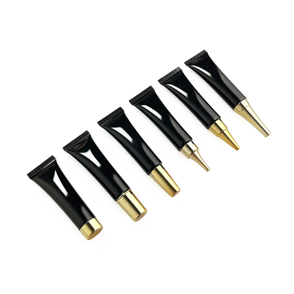 10g 15g 20g Private Label Black Cosmetic Soft Face Foundation Eye Cream Squeeze Tube Custom Empty Concealer Tubes