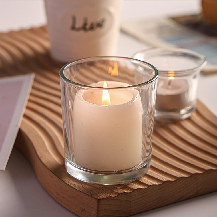 Premium Frosted Transparent Clear Candle Jars: 7oz, 10oz, 14oz OEM