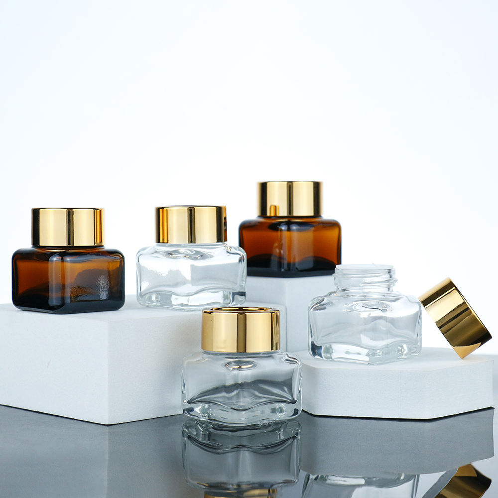 5g 10g 15g 20g 25g 30g 50g Wholesale Luxury Rose Gold Luxury Cosmetic Lotion Jar Face Cream Bottle