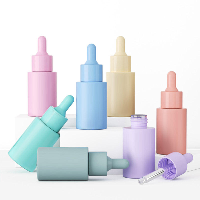 Glass Dropper Bottle Beautiful 30ml 50ml100ml Glow Glass Dropper Bottle Essential Oil Massage Oil Skin Care Bottle