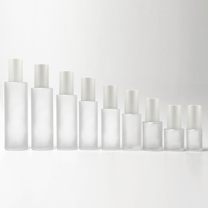 Samples Provided Packaging Frosted Makeup Bottle Liquid Foundation Lotion 100ml Glass Emballage Cosmetique