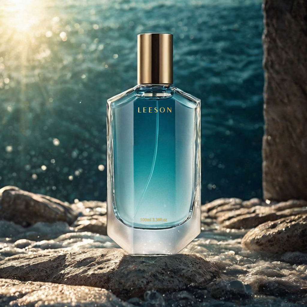 100ml Wholesale Unique Design Luxury Clear Square Glass Perfume Bottle Empty Cosmetic Container for Spray Fragrance