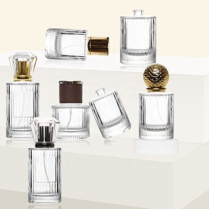 Factory Sale Various Widely Used Clear Glass Dispenser Decanter Hand Blown Glass Perfume Atomizer
