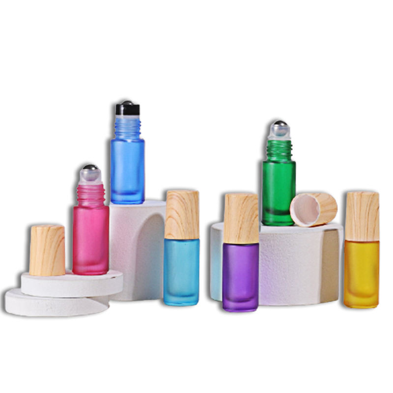 5ml Custom Glass Attar Perfume Oil Bottle with Roll on