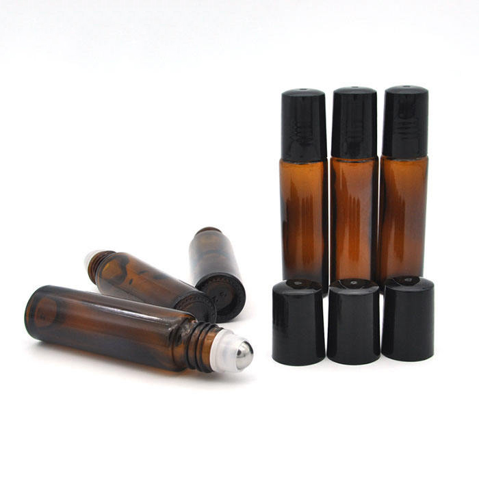 Round 5ml 10ml Refillable Glass Roll on Bottle
