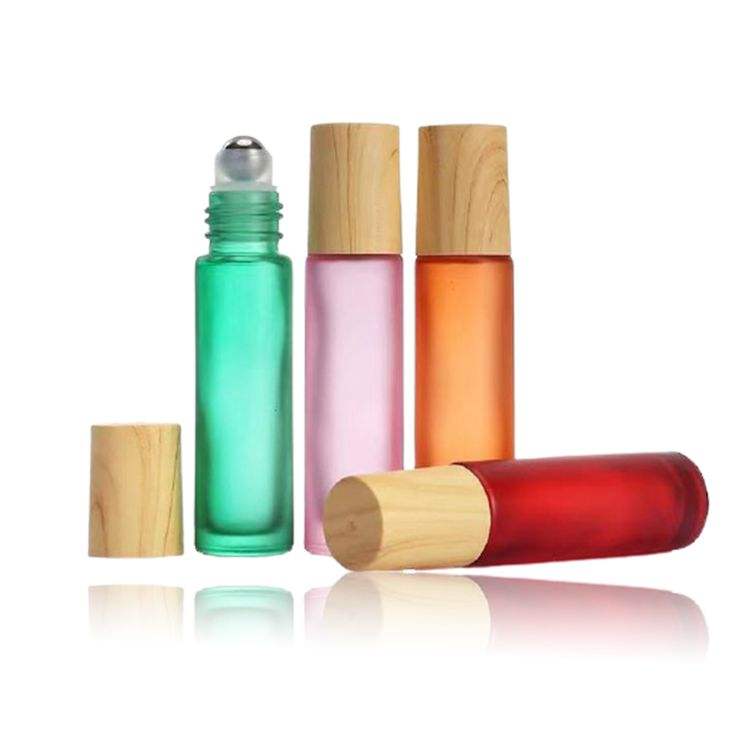 Luxury Roller Bottle 10ml Bamboo Roller Bottle 10ml Roll on Bottle Packaging Box