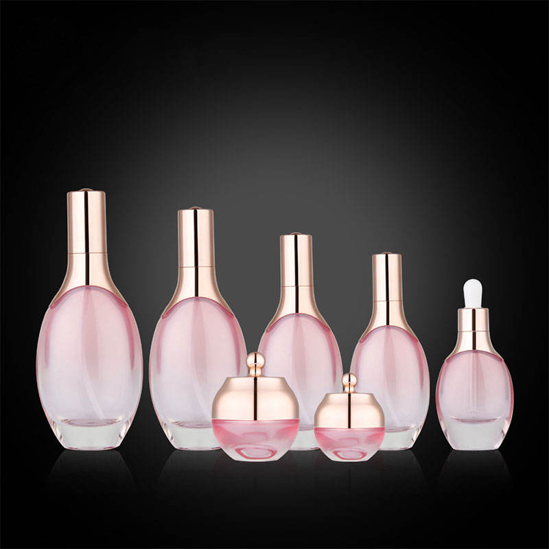 Cosmetics 4in 1  Bottle Set With Luxury Dropper Pump 30ml  50ml 100ml  120ML 150ml  30g  50G  Oil  Lotion Glass Packaging Bottle
