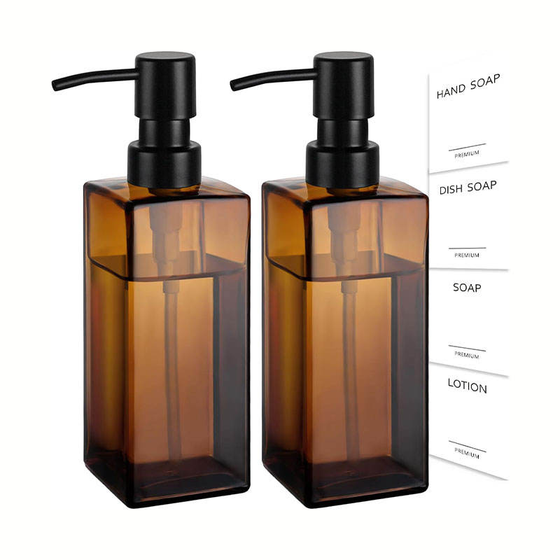 Glass Lotion Pump Press-type Travel Dispensing Glass Bottle Set Shower Gel Shampoo Portable Cosmetic Hand Wash Bottle