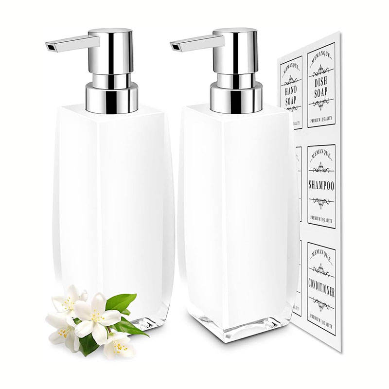 Gold Plating Double-Layer Roll Press Acrylic Bottle 50ml 5ml Glass Lotion Pump Shower Gel Push-Type Empty Container Thickened