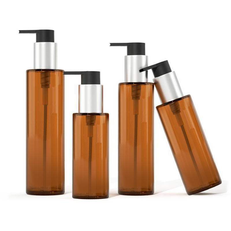 Empty Lotion Bottle With Pump 80ml100ml120ml150ml Glass Cleansing Oil Packaging Bottle Moisturizing Body Lotion Glass Bottle