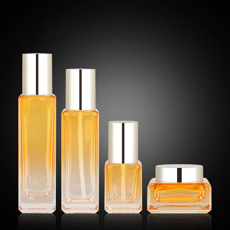 Cosmetics Bottles and Jars Set 40ML 100ML 120ML 50G   Essential Oil Glass Skin Care Bottle Set Dropper Lotion Packaging Bottle