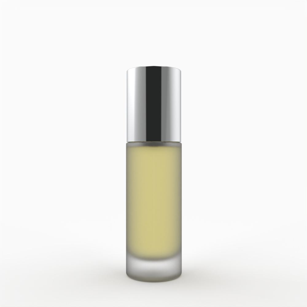 30 ML Frosted Cap Glass Bottle Shiny Silver Aluminum Cosmetic Packaging for Makeup for Your Cosmetics