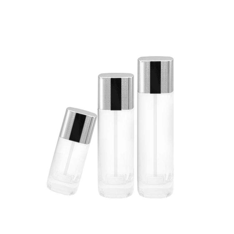 Luxury Custom Cosmetics Packaging Set Empty Skincare Pump Face Toner Bottle Lotion Serum Glass Bottle Cream Jar