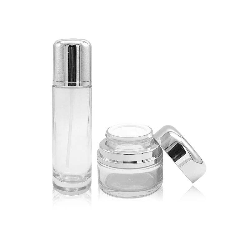 30ml 250ml 500ml Glass Cosmetic Airless Pump Bottles for Skincare