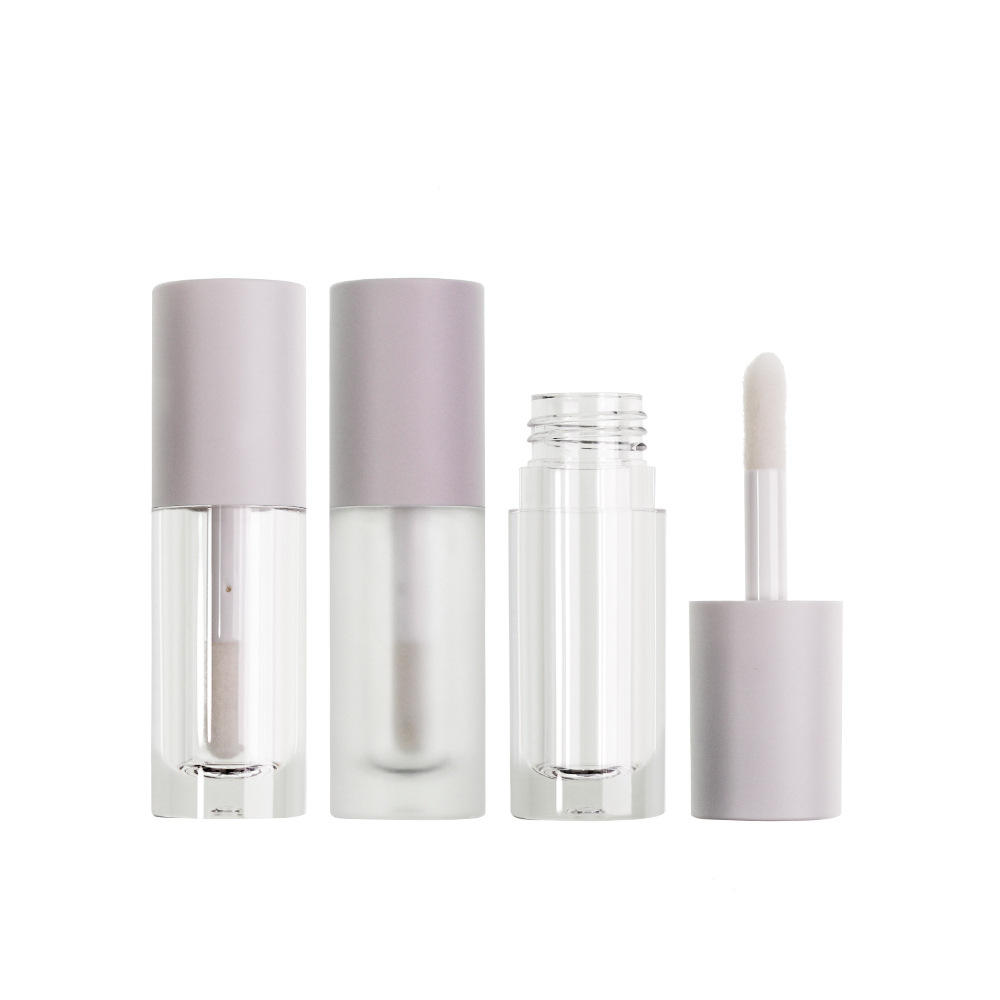 New Design Clear White Custom Lip Gloss Tubes Wholesale Round Lipgloss Tubes 2022 Lip Balm Container
