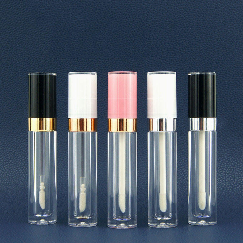 Private Label Design 3.5ml Lipgloss Tubes Custom Wholesale Cute Empty clear Lip Gloss Tube with Wands Lip Gloss Tubes