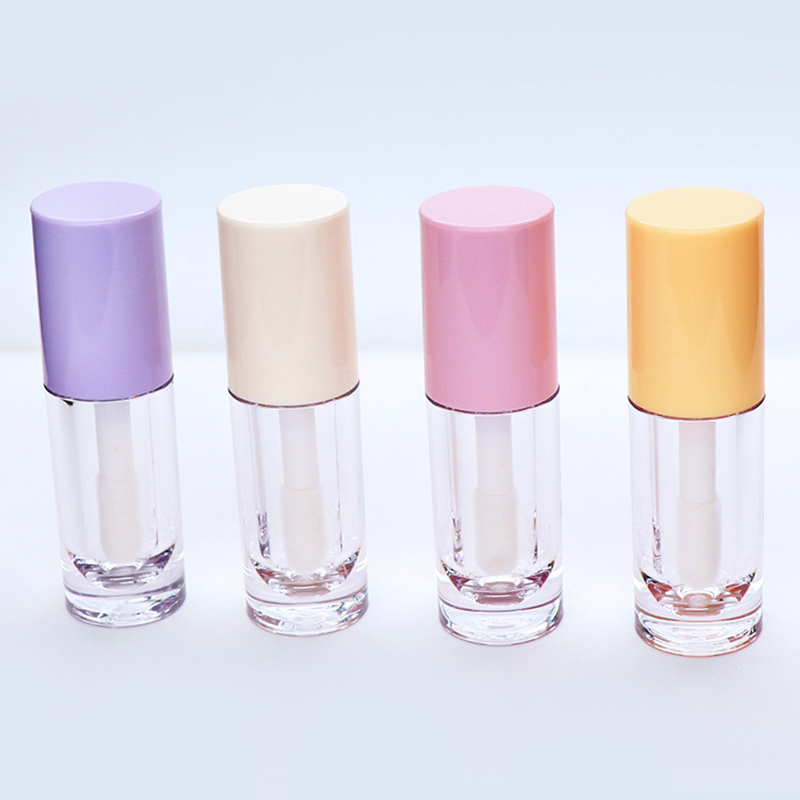 Empty Custom Colors Round 6ml  Lip Gloss Containers Lip Gloss Tubes