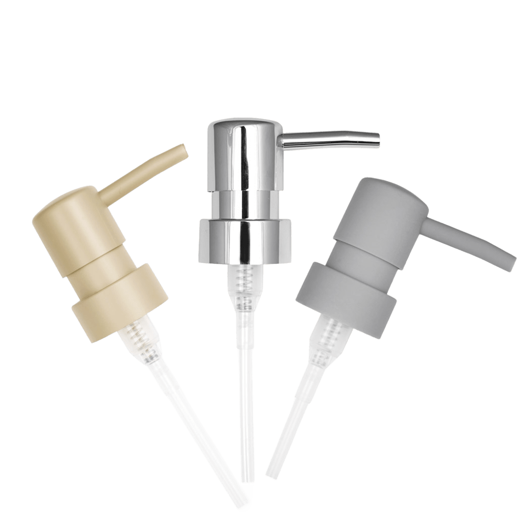 NBT Plastic 28mm Stainless Steel Metal Pump Hand Soap & Lotion Pump for Hotel Bathroom Stylish Stainless Steel Design