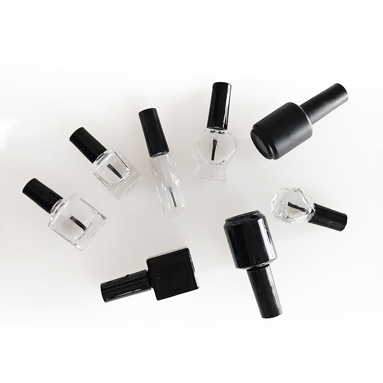 Empty Nail Polish Glass Bottle with Brush Custom Gel Nail Polish Bottle