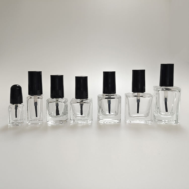 Custom 2ml 5ml 8ml 10ml Empty Luxury Glass Nail Polish Oil Glue Bottle with Screw Cap