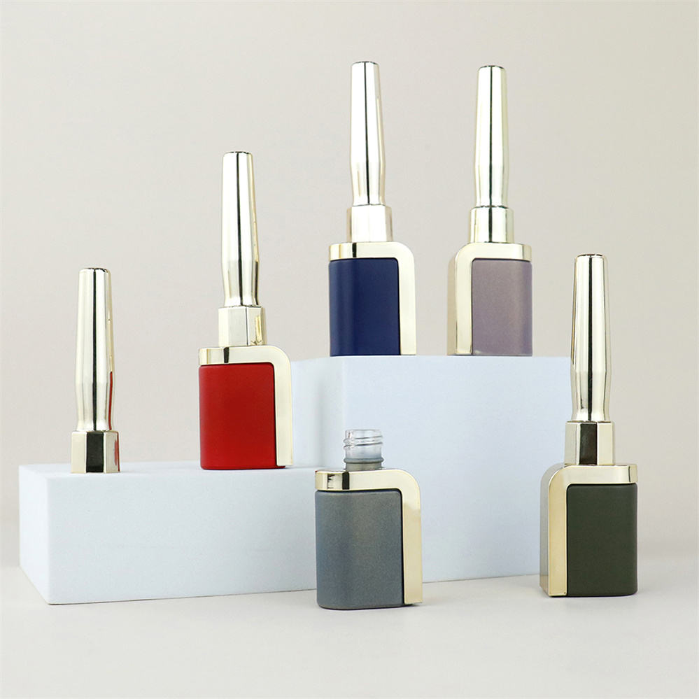 9ml Glass Bottle Light Therapy Long-Lasting Empty Nail Polish Glue Gel Kit Bottle and Brush