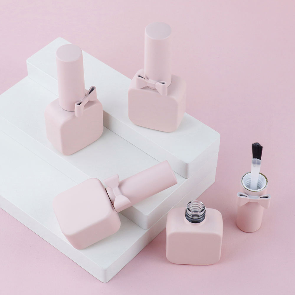 12ml Glass Bottle for Nail Polish With Butterfly Lid and Empty Long-Lasting Gel Bottle Gel Kit Nail Polish Glue Bottle