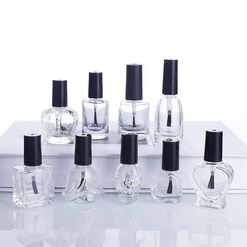 10ml 15ml Empty Gel Nail Polish Glass Bottle