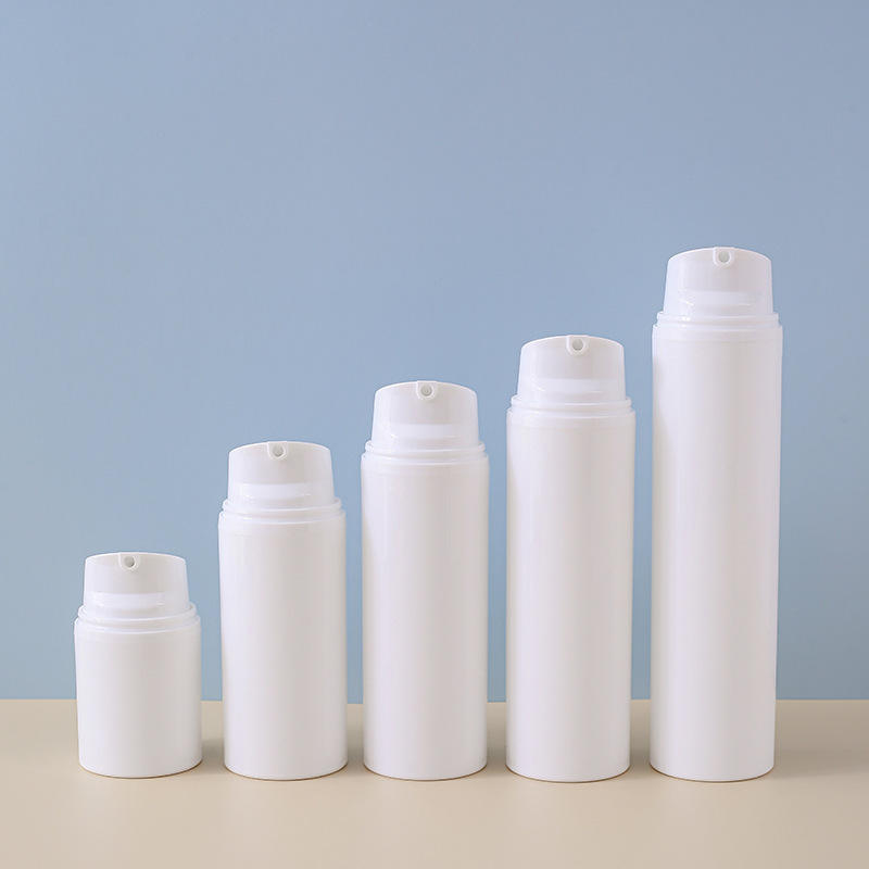 Empty 30ml 50ml 80ml 100ml 120ml 150ml White PP Pump Lotion Bottle Plastic Pump Bottle for Cosmetic