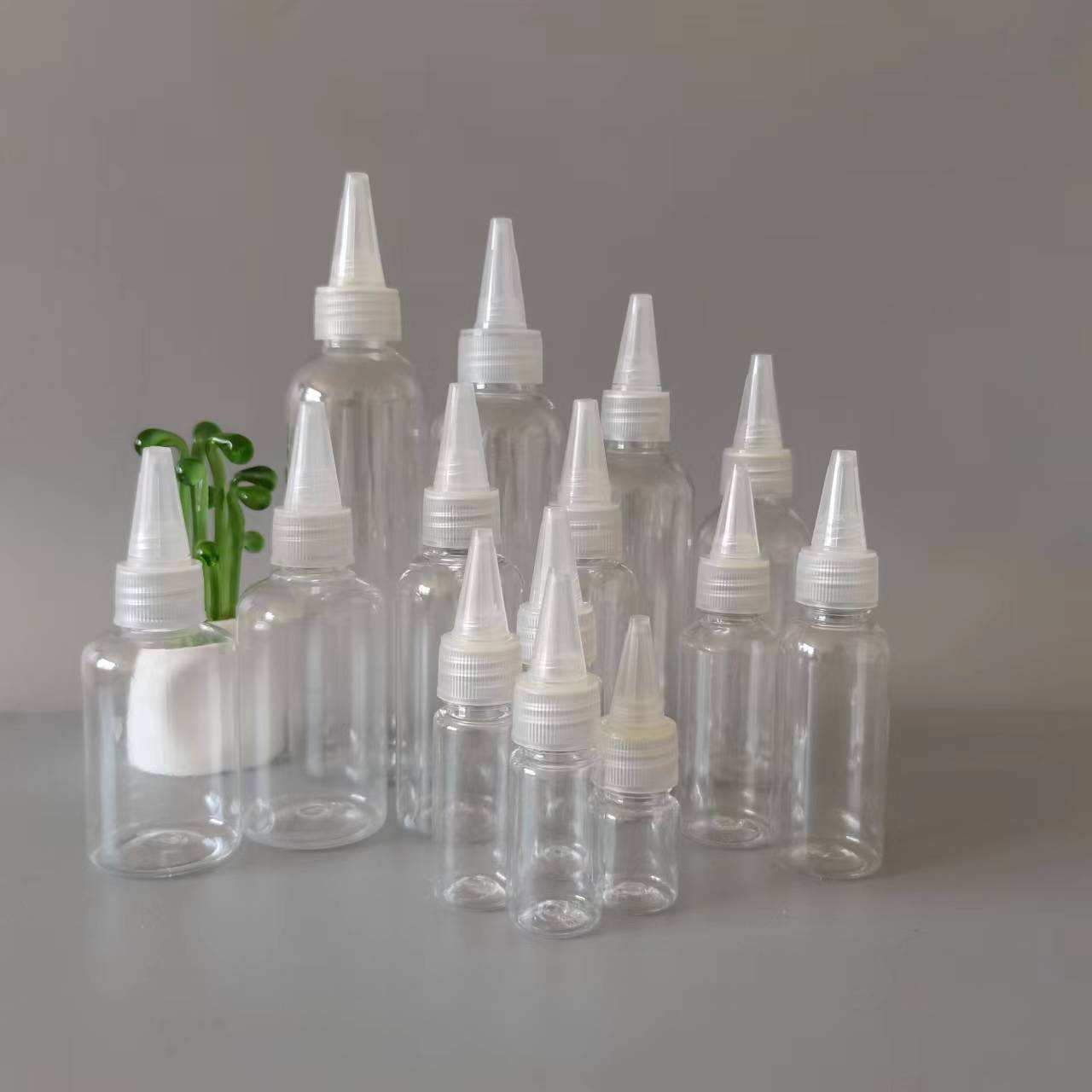 100ml Empty Cleansing Liquid Hair Oil Squeeze Packaging Bottles Cosmetic Labels Oil Bottles for Hair with Twist Top Cap