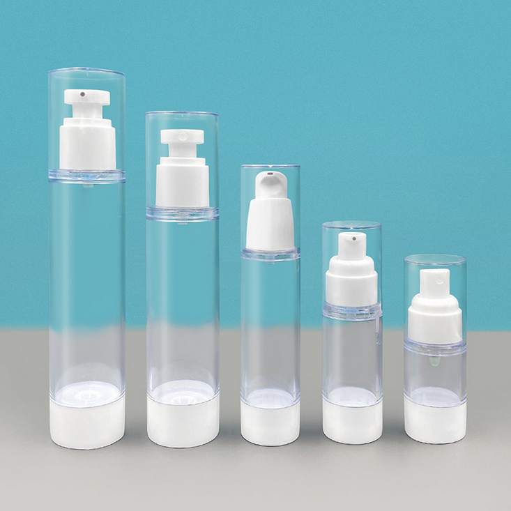 Cosmetic Airless Pump Bottle 15ml 30ml 50ml 2oz As Airless Pump Bottle Serum Spray Lotion Airless Pump Bottles