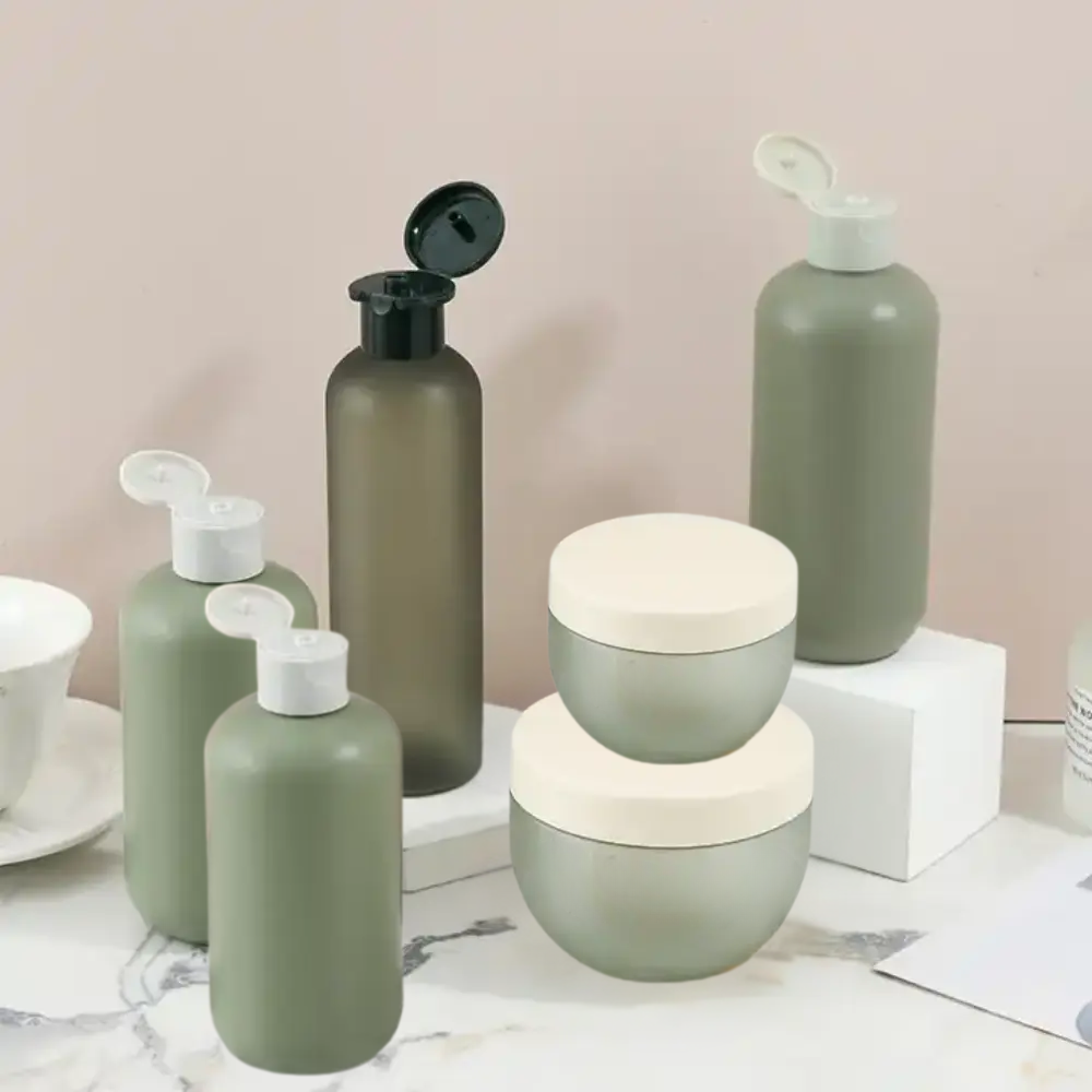 BEST SELLER  200ml 300ml Body Wash / Body Cleanser PCR HDPE Bottles Packaging SET Plastic Cheap Price