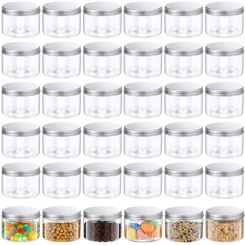 Hot Sales PET Candy Plastic Food Jars 200ml Aluminum Cap Cookies Chocolates ODM Screen Printing 30ml 500ml 250ml 300ml Available