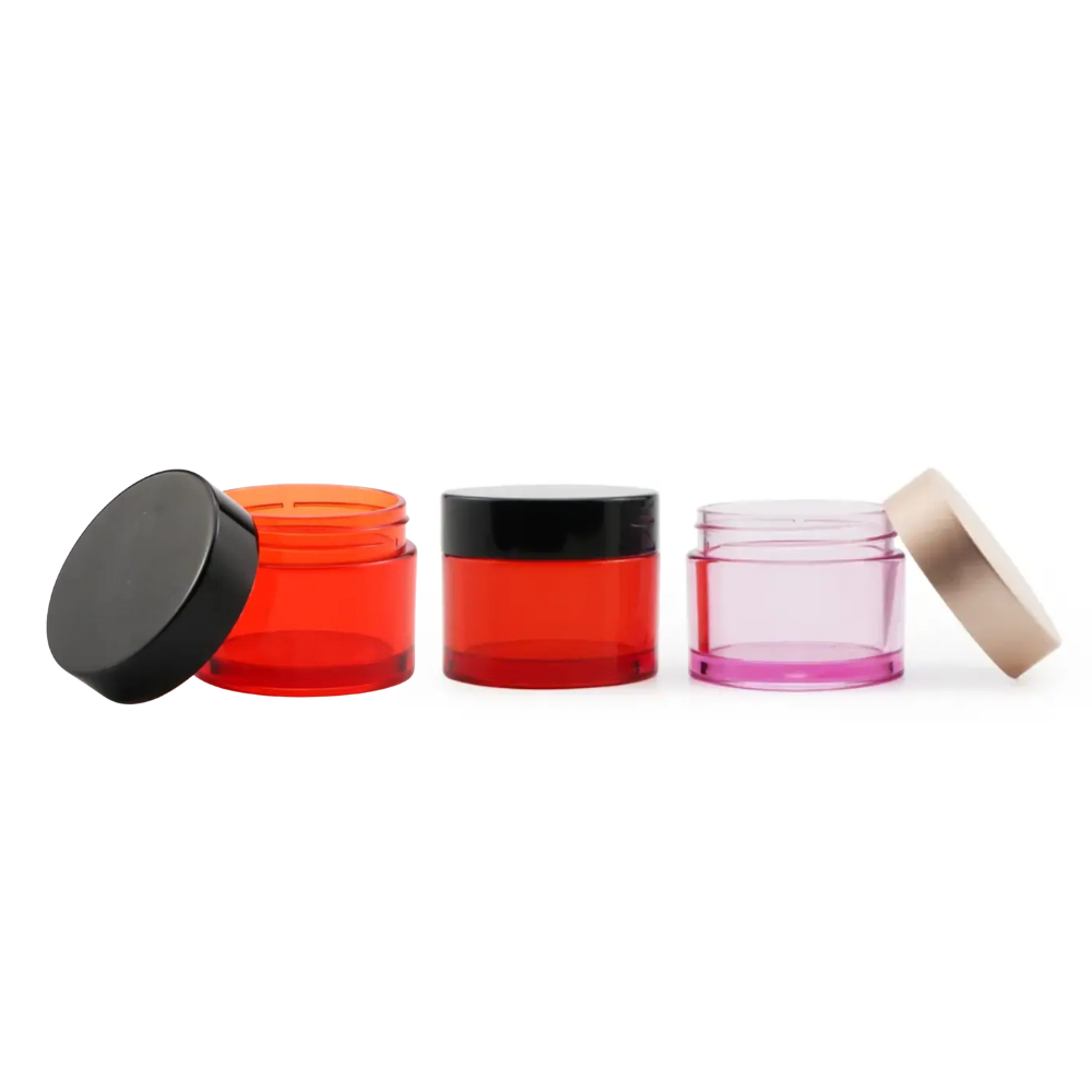 Hot Selling Wide Mouth Plastic Jars, High Quality PET Plastic Bottles Cosmetic Packaging