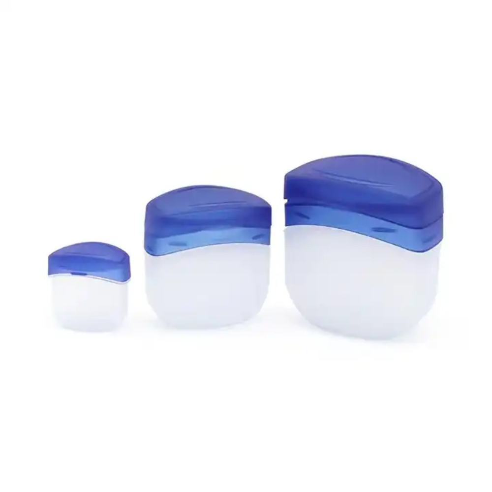 Custom Logo SkinCare Cosmetic Cream Body Face Cream PP Petroleum Jelly Plastic Jar with Flip-top Lid