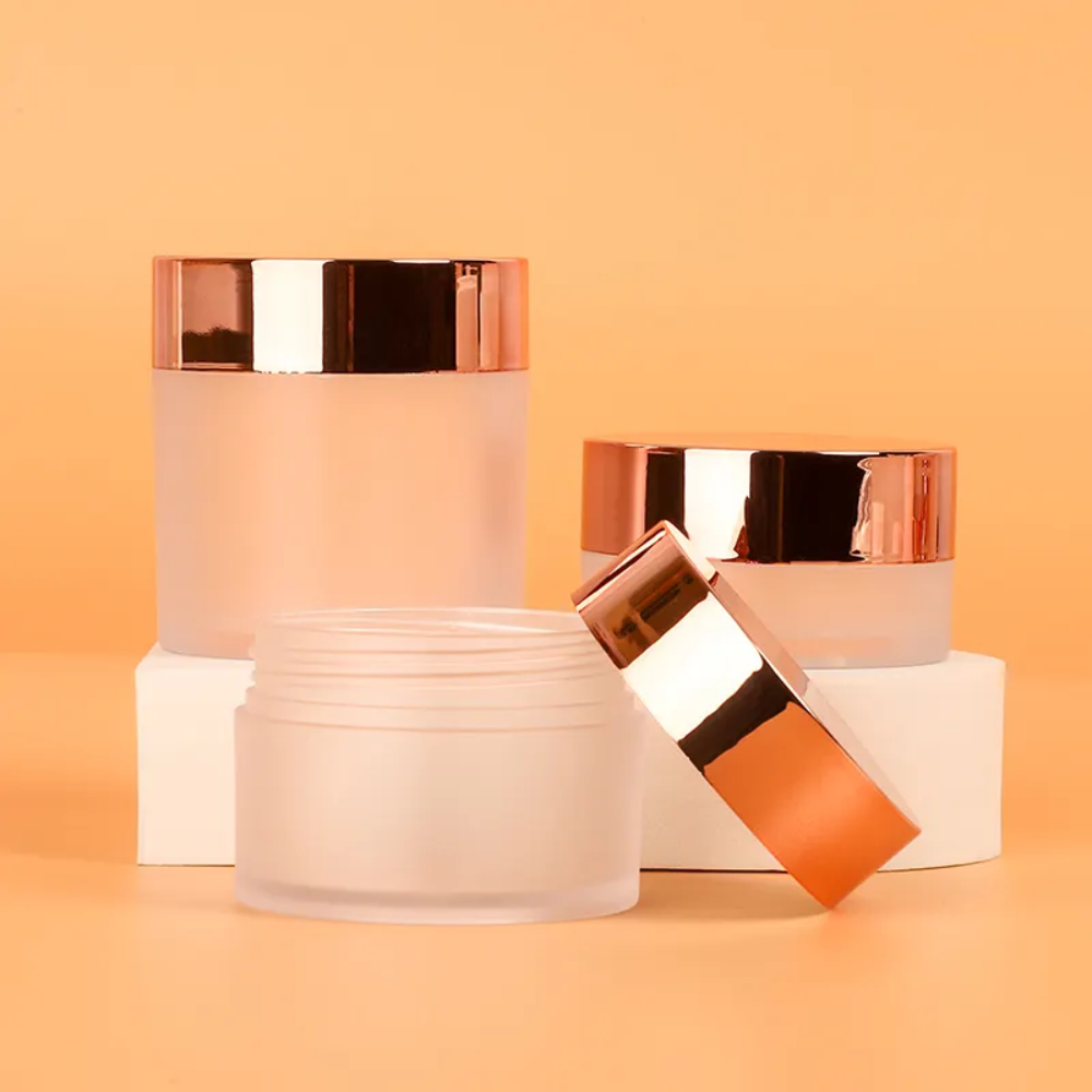 Wholesale Custom Frosted Round Plastic Skincare Cream Jar Luxury 250ml Empty Jar for 1oz 200ml Cosmetics Direct