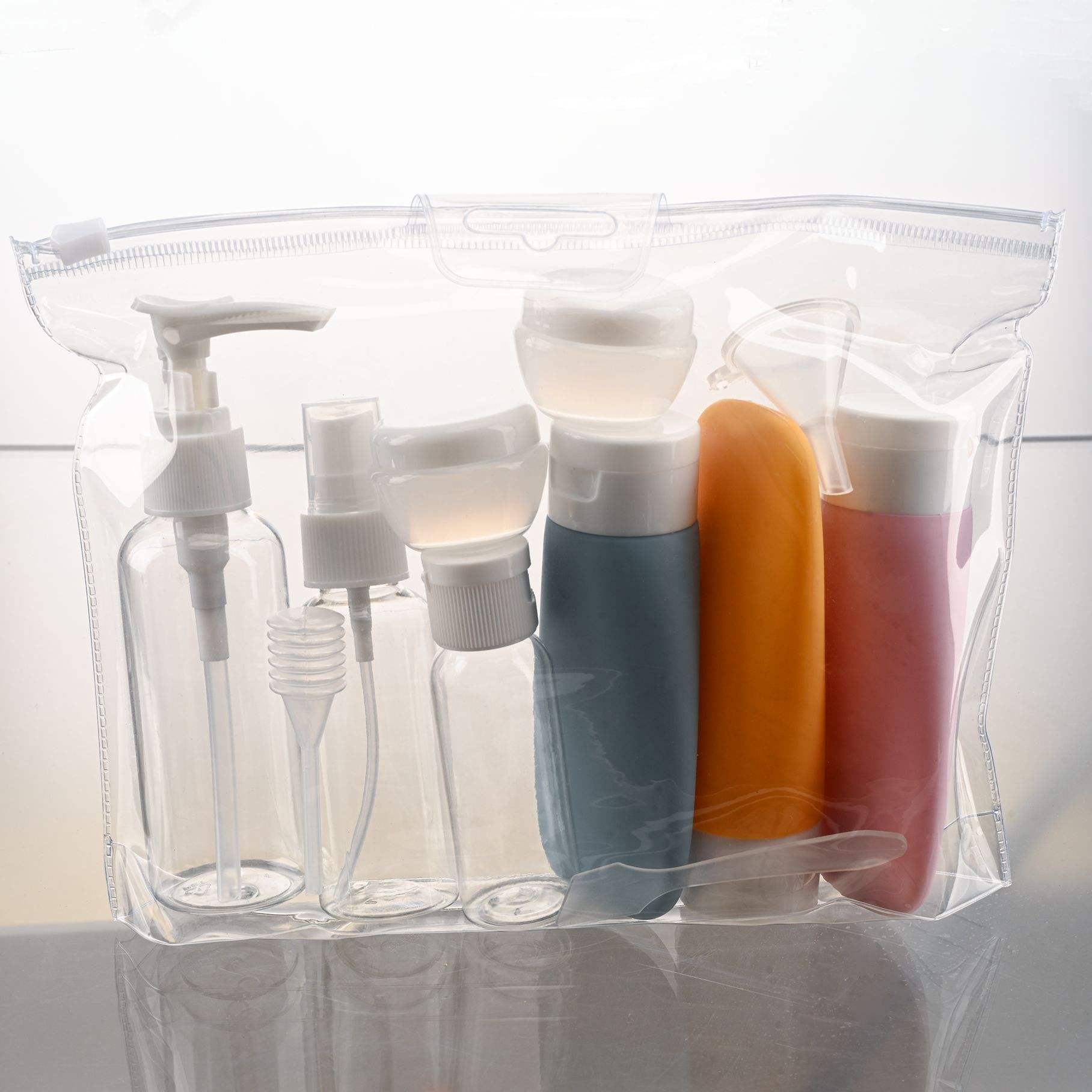 Travel Eleven Set Cosmetic Bottle Plastic Toner Bottle Spray Shampoo Moisture Bottle