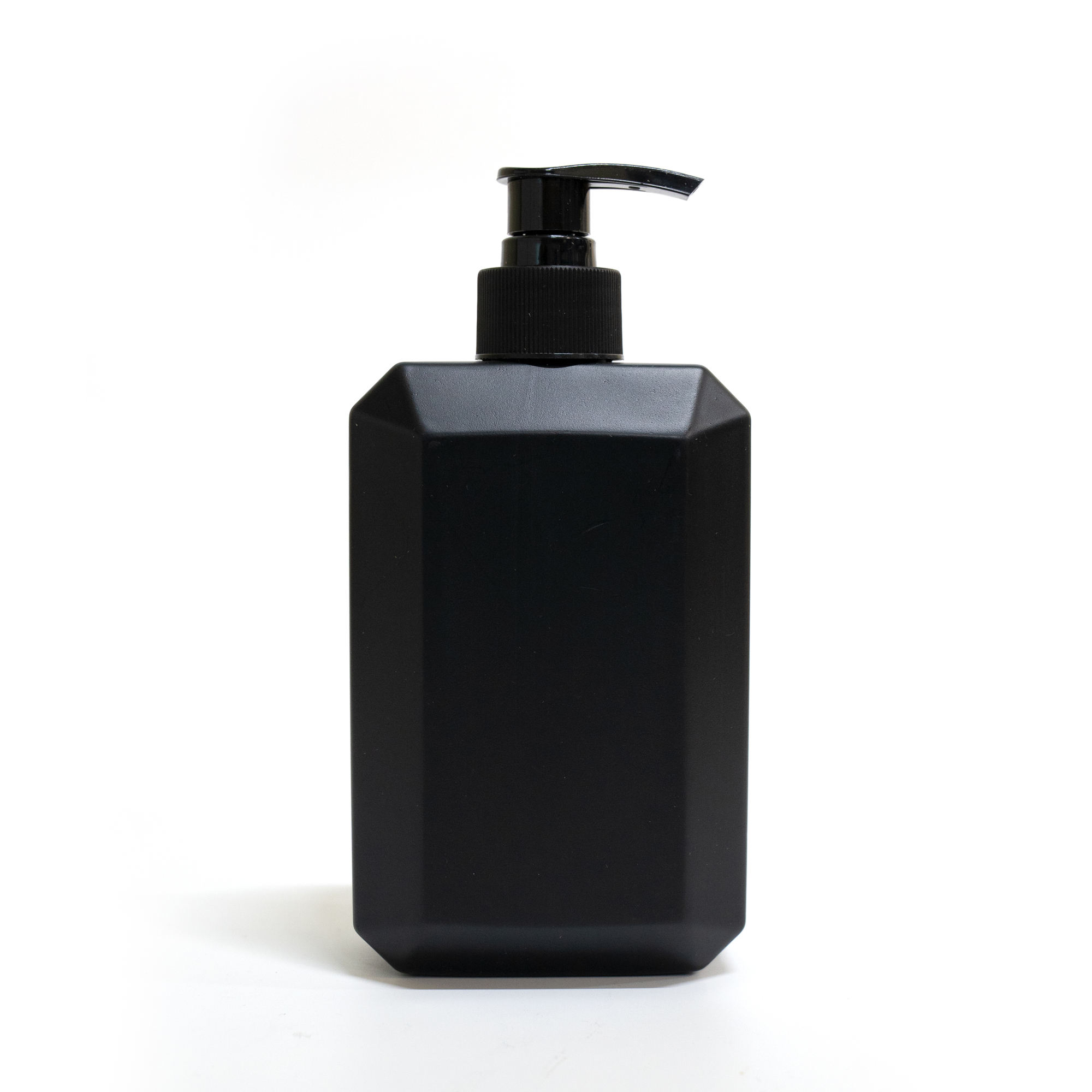 250ml Matte Black Square Cylinder Shampoo Bottle Eco-Friendly Luxury Design High Quality Bottle