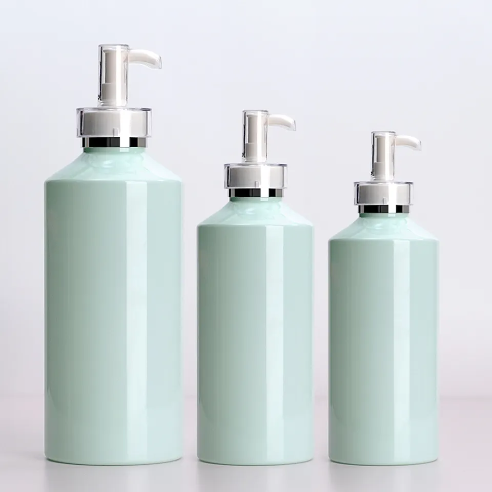 High Quality Plastic PET shampoo bottles with taps, optional capacity on request Customization